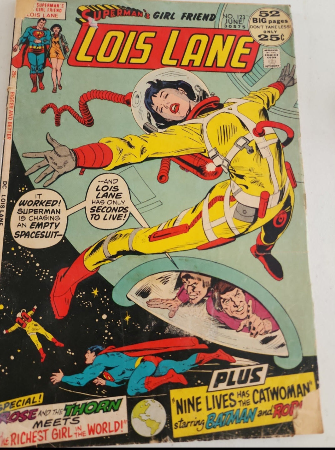 SUPERMAN'S GIRL FRIEND LOIS LANE - Vol. 15 No. 123 - June 1972 - DC Comics