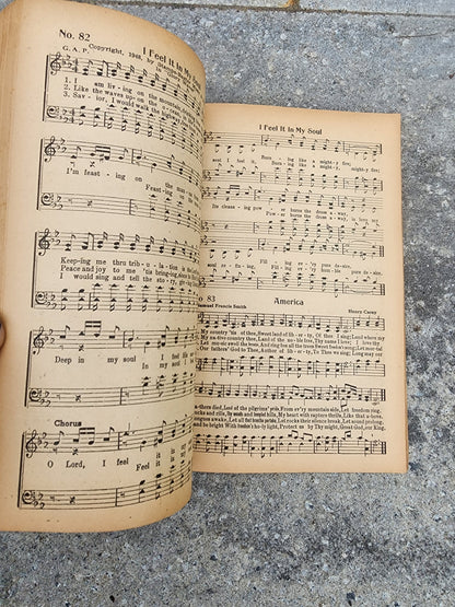 Vintage 1948 "Glory Waves" Hymnal Songbook – Stamps-Baxter