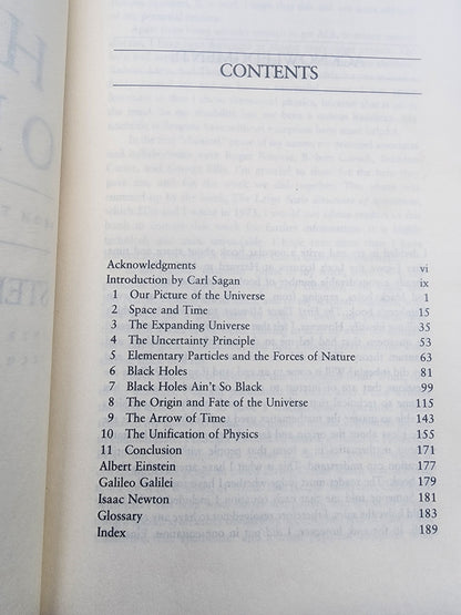 A Brief History Of Time : From The Big Bang To Black Holes by Stephen W. Hawking book