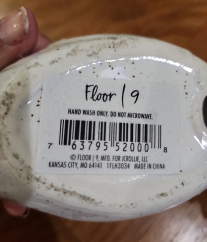 Four Floor 9 Peacock Dipping Bowls with Spoon