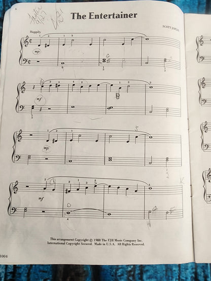 ChordTime Piano Popular - Level 2B by Randall Faber (1988, Trade Paperback) book
