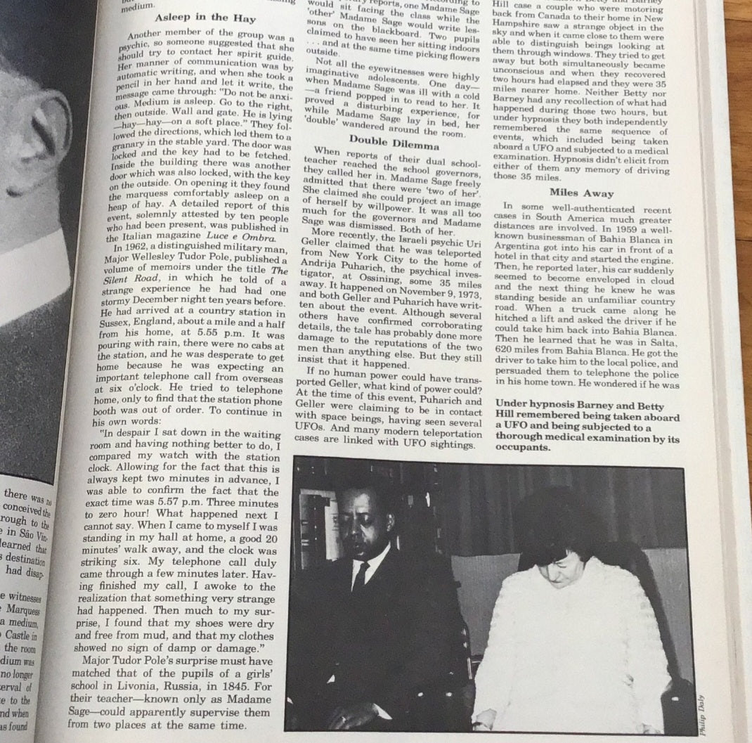 7 Out of this World Books date is 1976-1978 Library Of Bizarre & Extraordinary