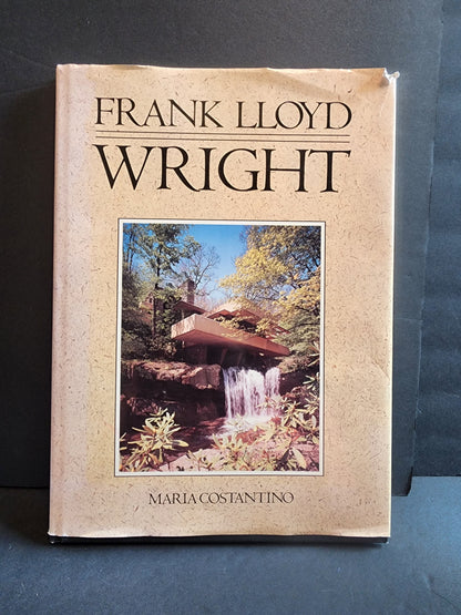 Frank Lloyd Wright Hardcover Book Maria Costantino Architecture Photos Fallingwater 1991