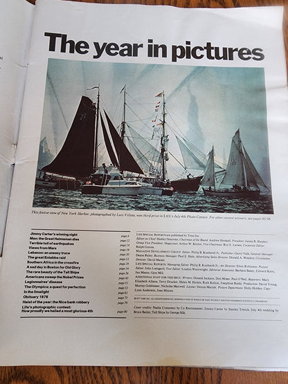 LIFE  Year in Pictures Winter 1977 featuring Jimmy carter