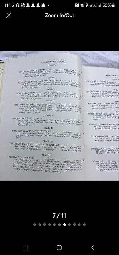 Principles of Electricity applied to Telephone &Telegraph Work 1953