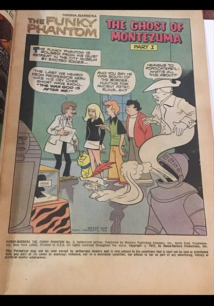 The Funky Phantom Comic Book