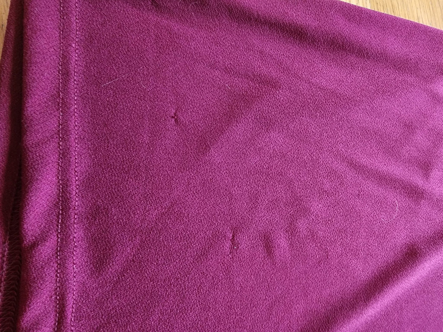 Robert Louis 2x wine Blouse with ladder sleeves and embelleshments - I Bought a Yard Sale