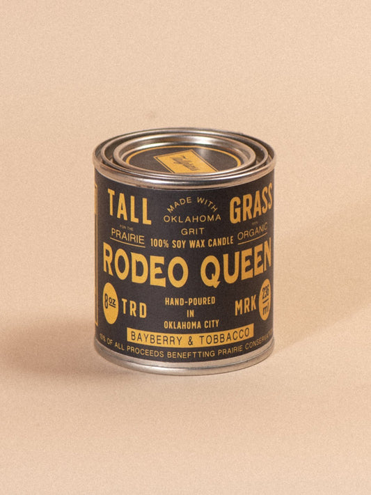 Rodeo Queen: Bayberry + Tobacco Soy Wax Candle - I Bought a Yard Sale