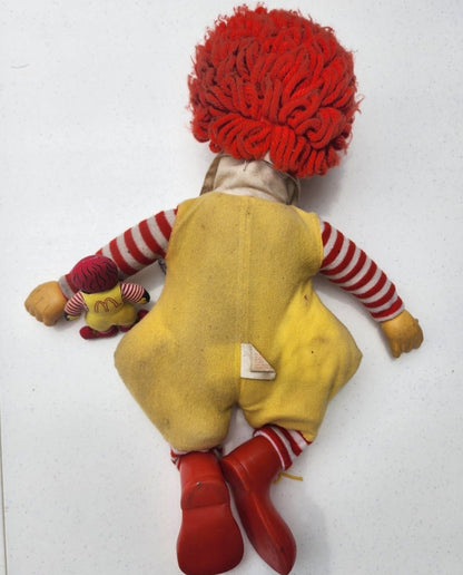 RONALD McDONALD Doll 21" - Hasbro - 1978 & 5" doll - I Bought a Yard Sale