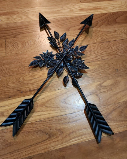 Rustic Farmhouse Turquoise Arrows Floral Wall Decor - I Bought a Yard Sale