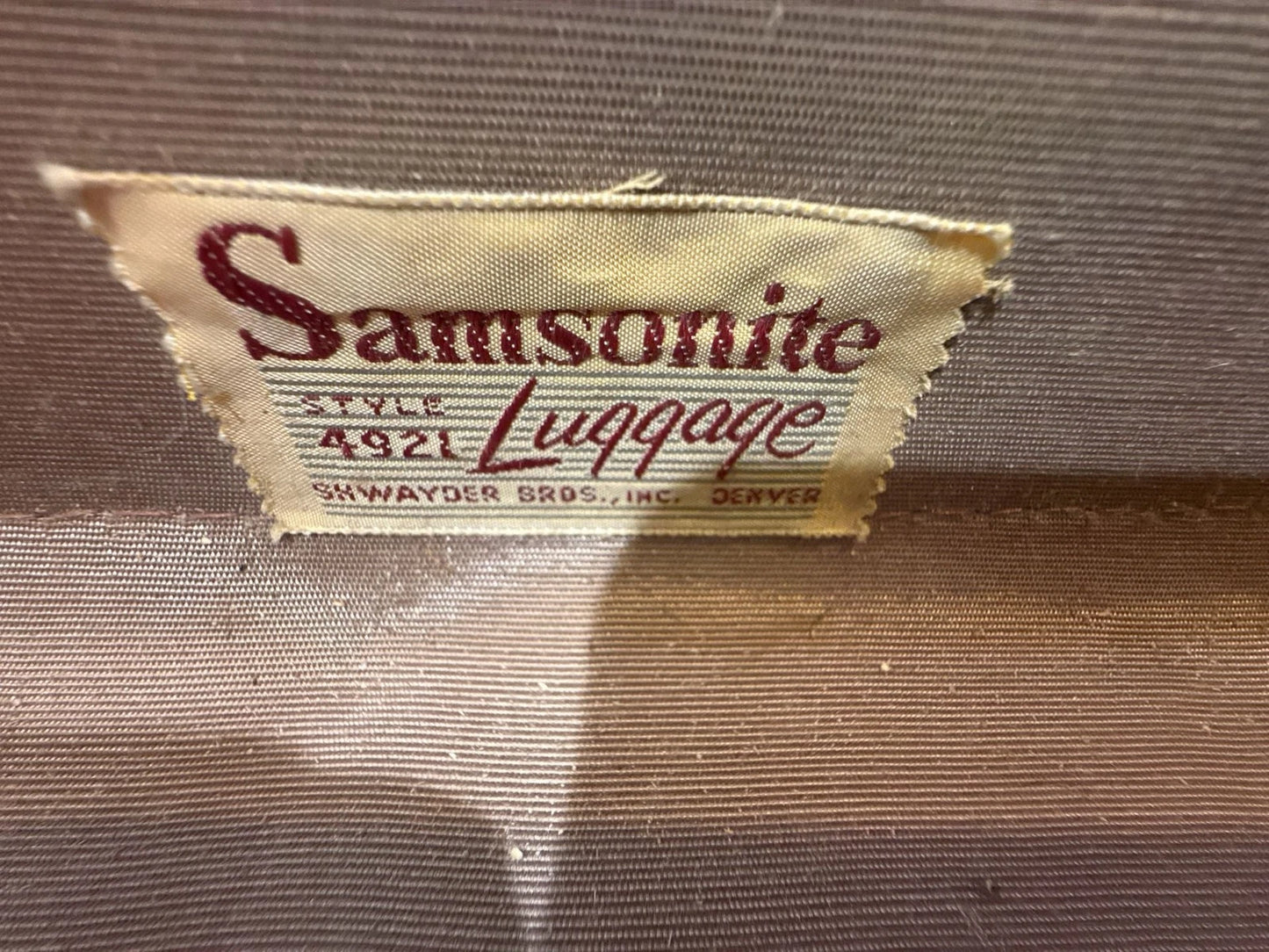 Vintage Samsonite Suitcase Set
