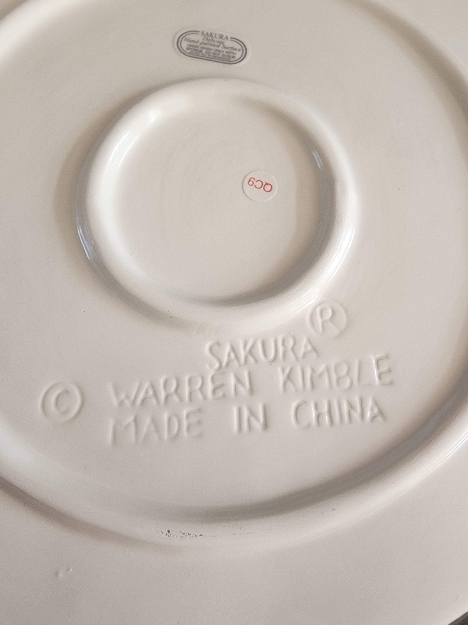 Sakura Warren Kimble Black White Fat Cat Trivet 9.75" Handpainted Stoneware, great for Country Farmhouse - I Bought a Yard Sale