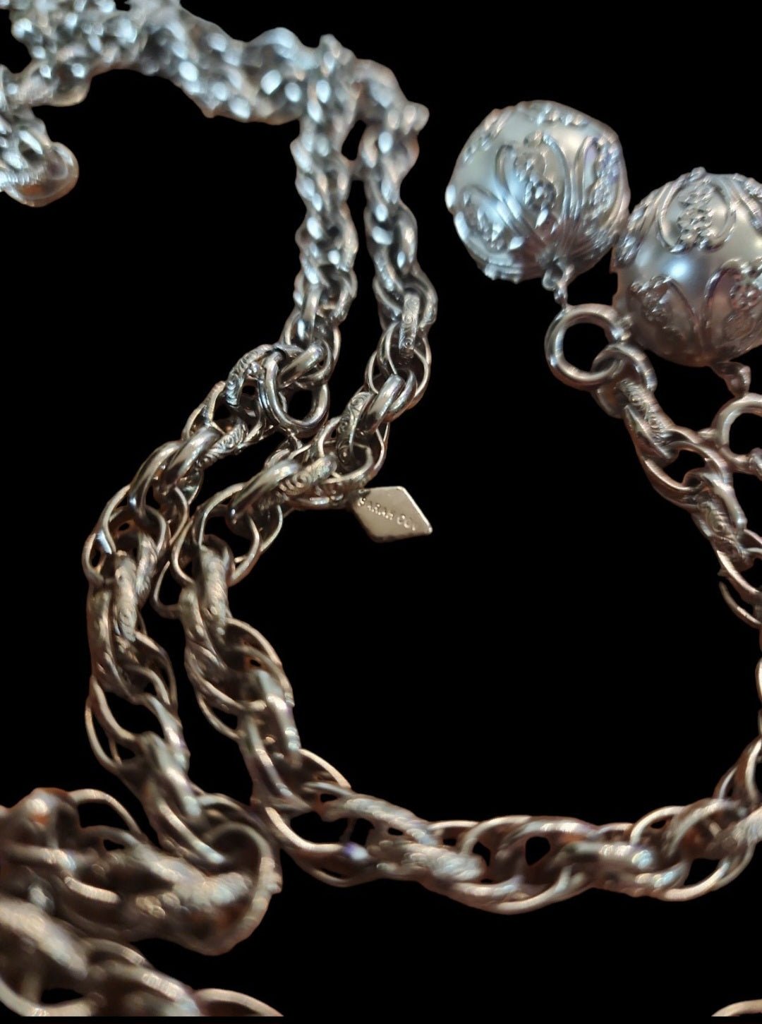 Sarah Coventry Necklace or Belt Silver tone Chain - 1971 - I Bought a Yard Sale