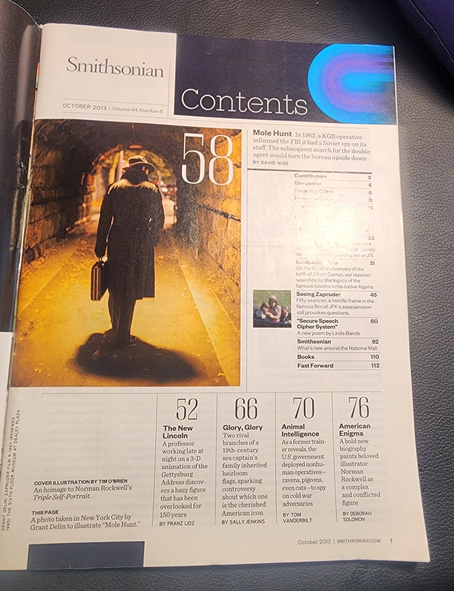 Secrets Of American History Smithsonian October 2013 New Lincoln Image - I Bought a Yard Sale