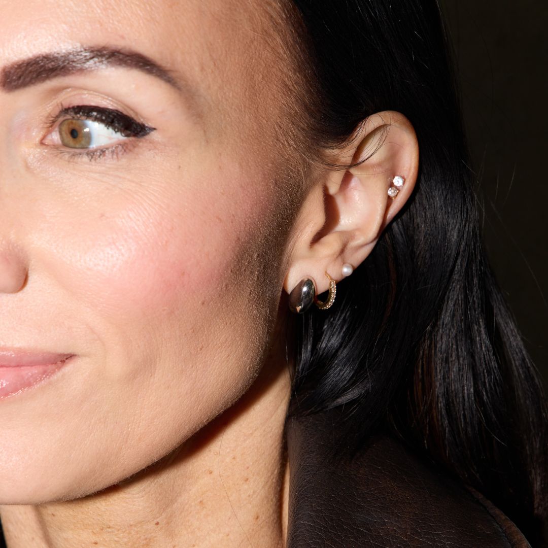 Silver Dome Studs - I Bought a Yard Sale