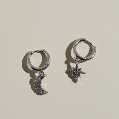 Silver Moon and Star Huggies - I Bought a Yard Sale