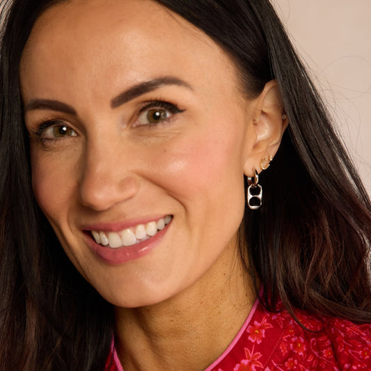 Silver Soda Tab Huggies - I Bought a Yard Sale