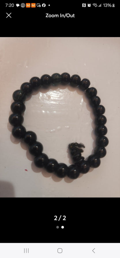 Sleek Black beaded Bracelet OSFM - I Bought a Yard Sale