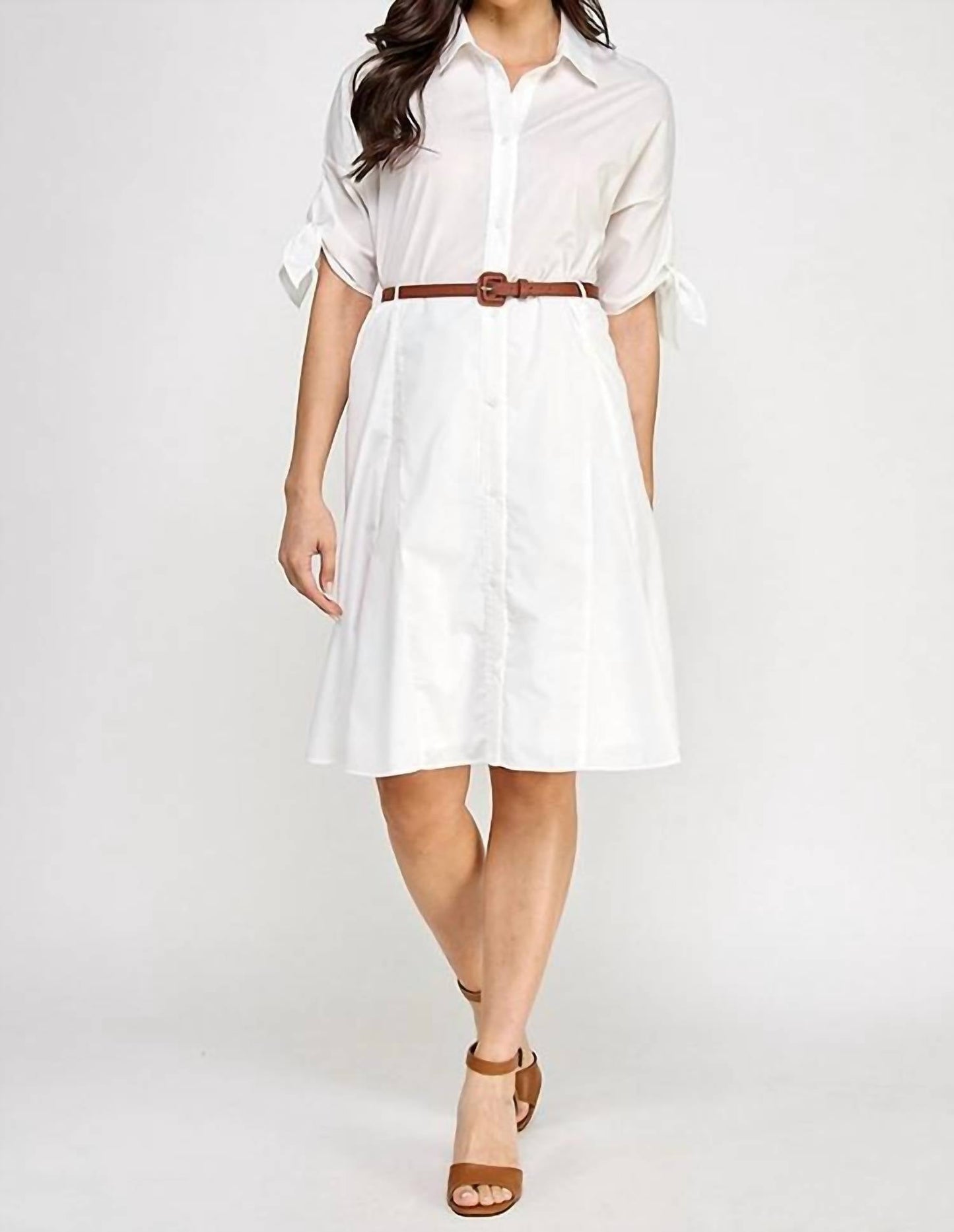 Solid Belted Mini Dress - I Bought a Yard Sale