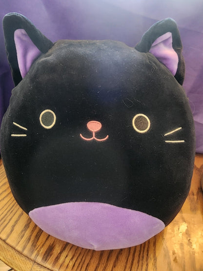 Squishmallows Autumn Black Cat 12" Purple Belly Halloween Plush Squishmallow - I Bought a Yard Sale