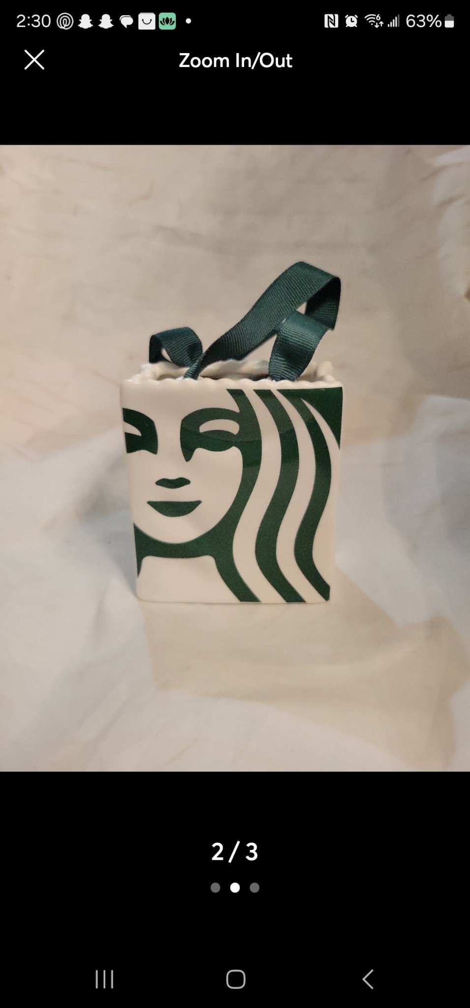 Starbucks holiday 2019 gift card holder ornament (107) - I Bought a Yard Sale