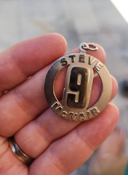 Steve McNair 9 Pendant for necklace Tennessee Titans - I Bought a Yard Sale
