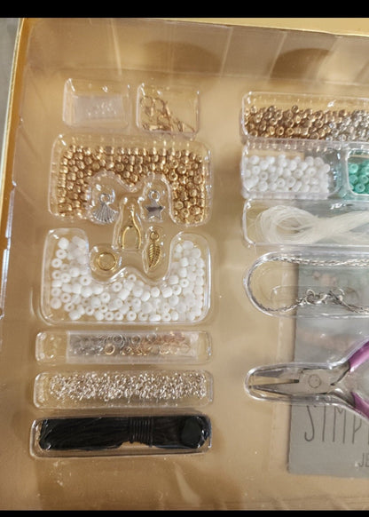 STMT DIY Jewelry kit as shown in photo with beads and charms. - I Bought a Yard Sale