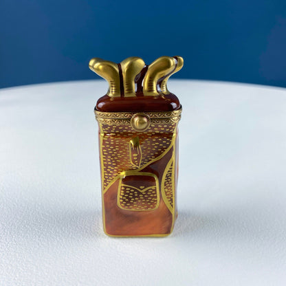 Sweet Bread Collectible Porcelain Limoges Box. Miniature Hand Painted Pill, Trinket or Ring Box. Knife Closure. Gift for Mom, Grandma Baker. - I Bought a Yard Sale