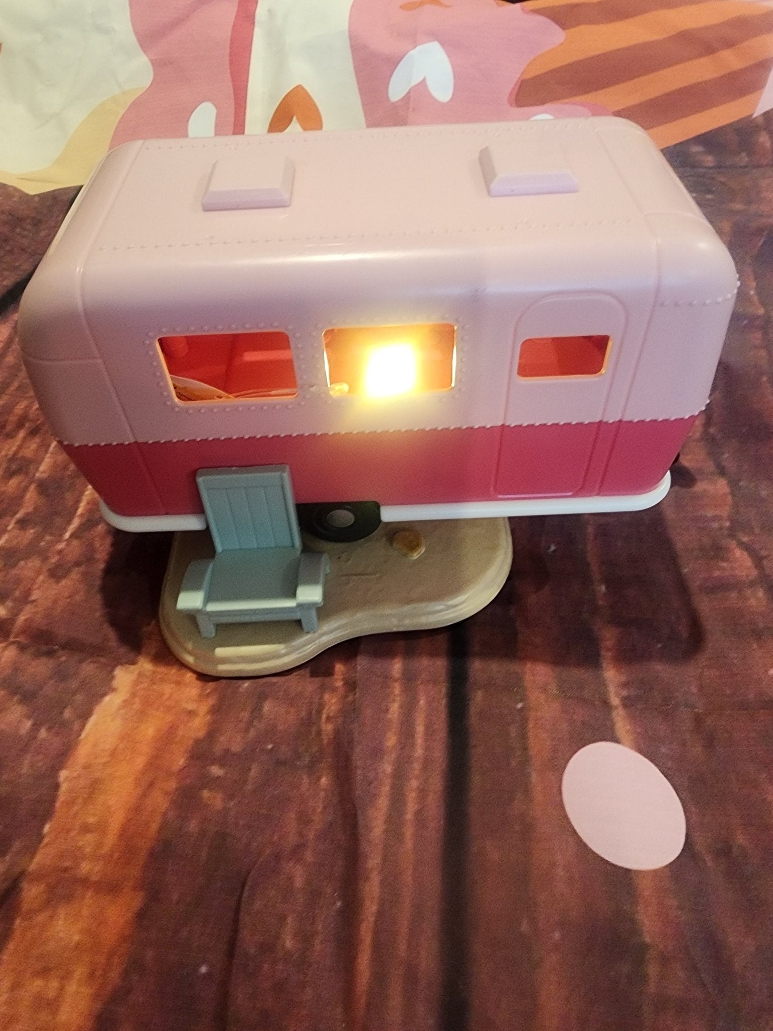 Target Bullseye Lighted Pink Airstream Camper Retro Decor Novelty Toy NEW - I Bought a Yard Sale