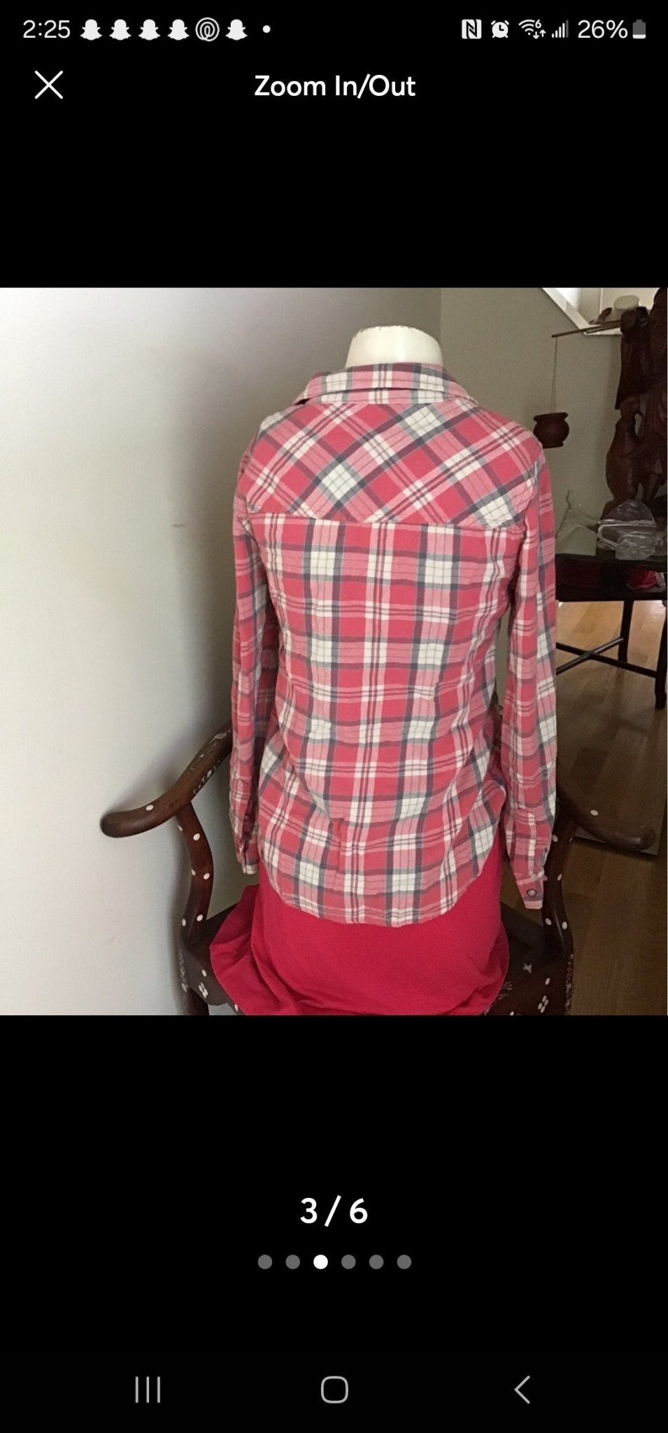 Teen's Pink Plaid Flannel Shirt by Vanilla Star (S) - I Bought a Yard Sale