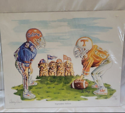 Tennessee vs Flordia Gators Football Print picture September sellout - I Bought a Yard Sale