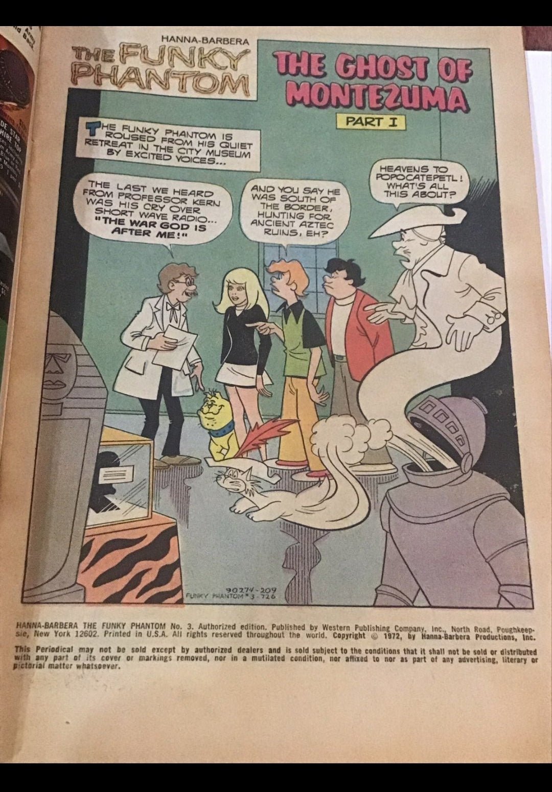 The Funky Phantom Comic Book - I Bought a Yard Sale