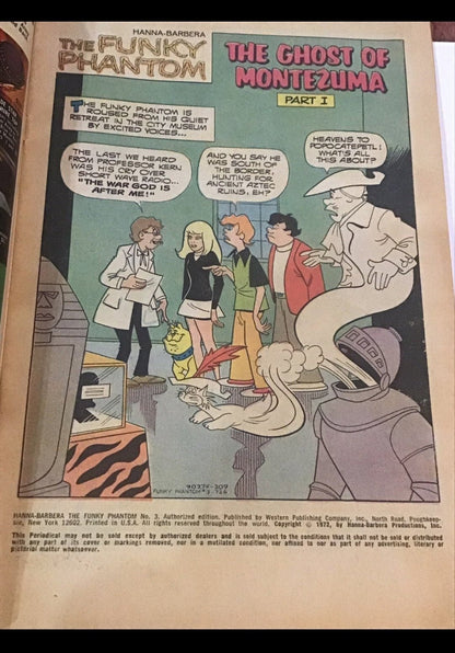 The Funky Phantom Comic Book - I Bought a Yard Sale