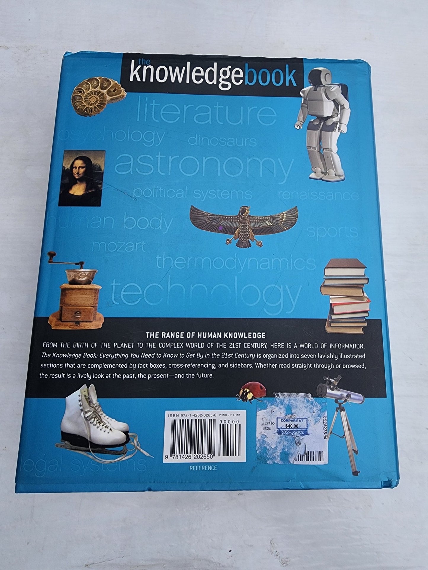 The Knowledge Book (National Geographic Society, 2007) Big textbook - I Bought a Yard Sale