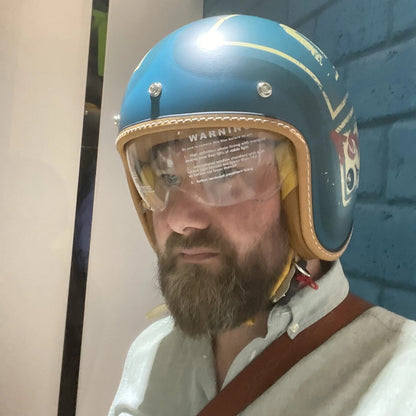 The Street King - Vintage Open Face Helmet - DOT & ECE Approved - I Bought a Yard Sale