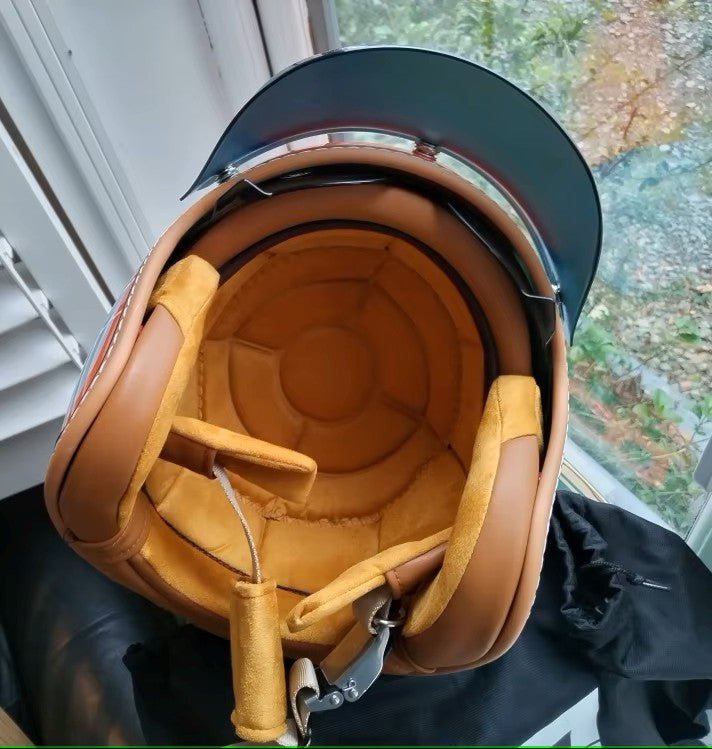 The Street King - Vintage Open Face Helmet - DOT & ECE Approved - I Bought a Yard Sale