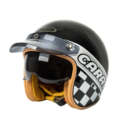 The Street King - Vintage Open Face Helmet - DOT & ECE Approved - I Bought a Yard Sale