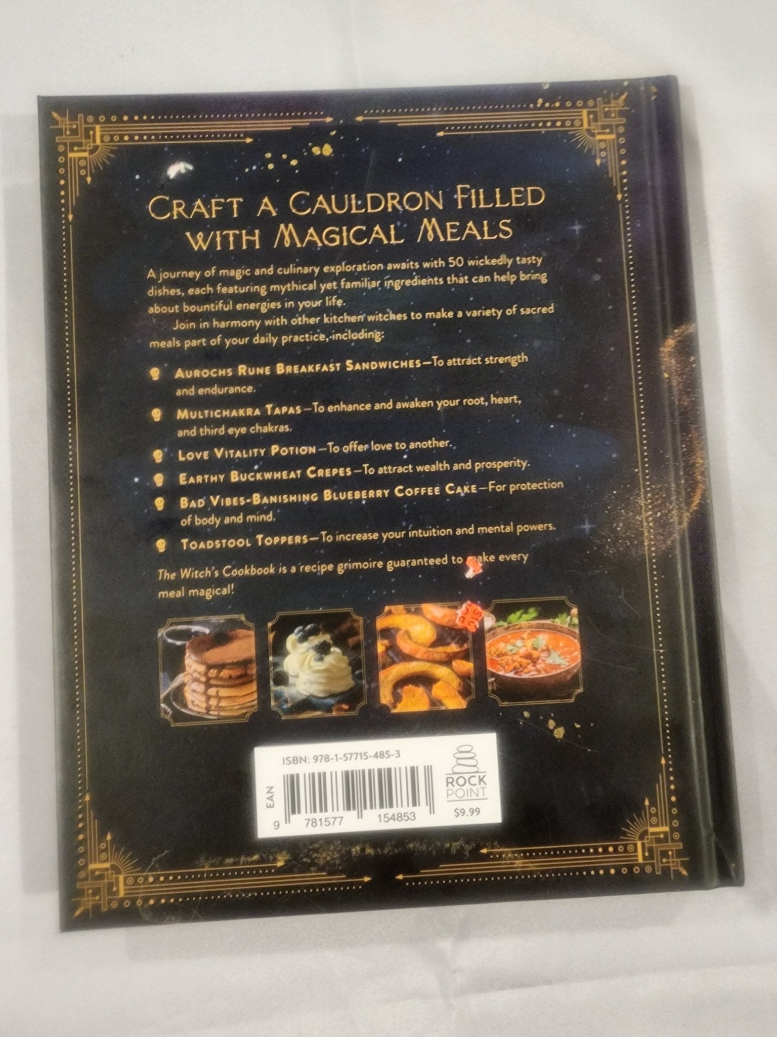 The Witch's Cookbook: 50 Wickedly Delicious Witchcraft - Inspired Recipes HB Book - I Bought a Yard Sale