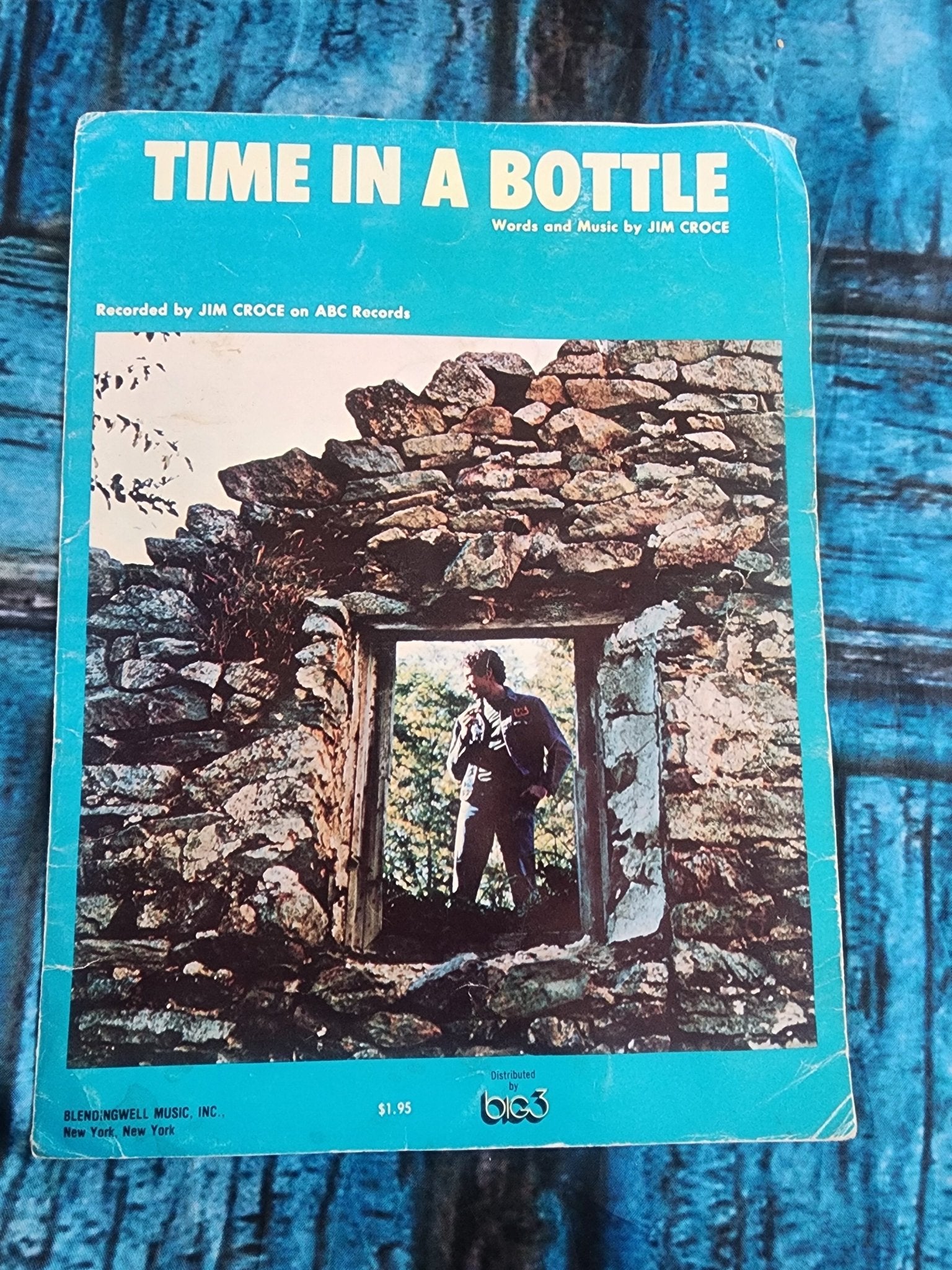 Time in a Bottle Sheet Music by Jim Croce on ABC Records. Book - I Bought a Yard Sale