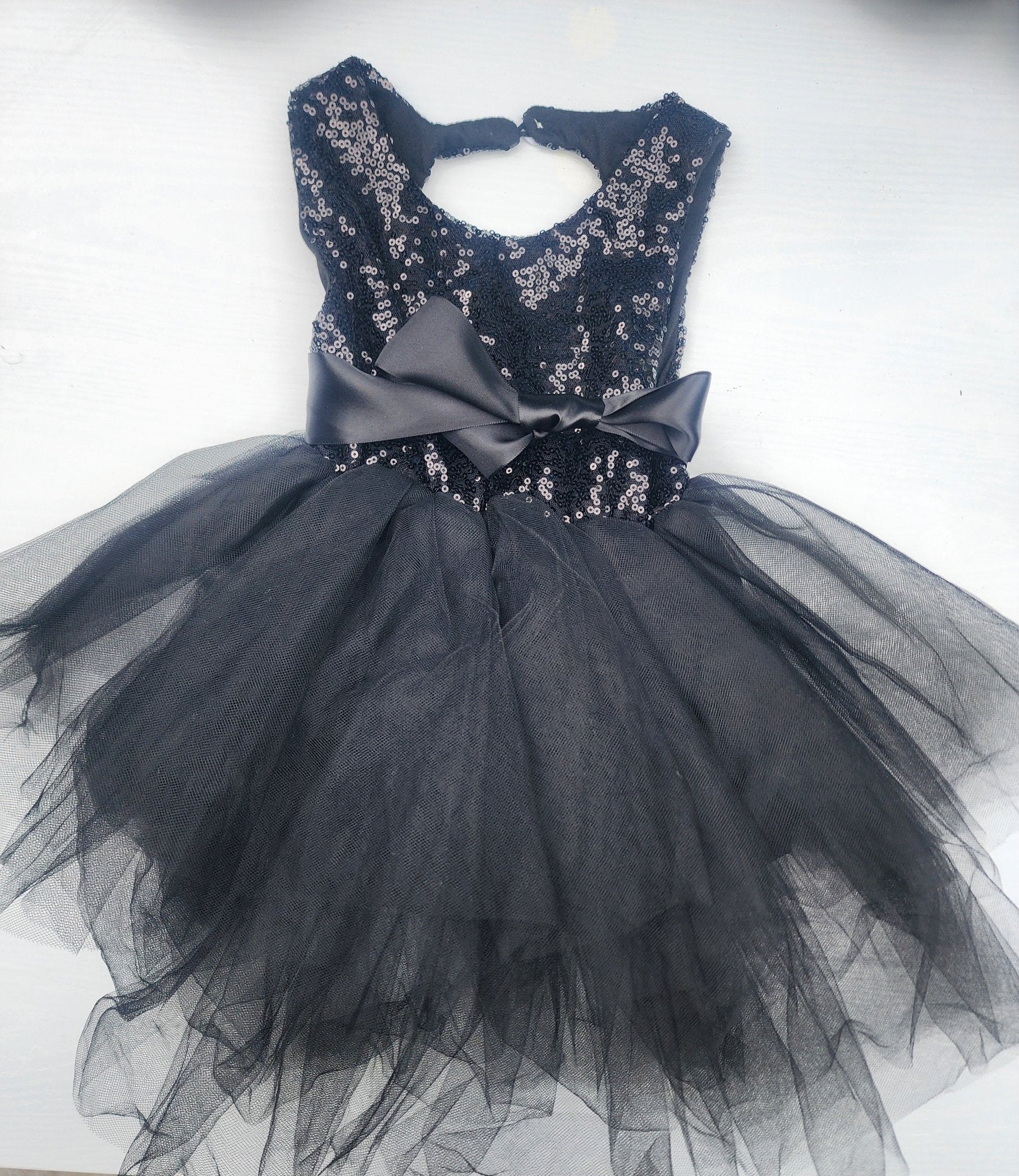 Toddler Kids Girls Baby Princess Dress Sleeveless Sequins Tutu Tulle Dresses 6 - 9m - I Bought a Yard Sale