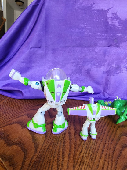 Toy Story Action Figure Lot - Buzz Lightyear, Rex, Little Green Men Aliens - Disney Pixar - I Bought a Yard Sale