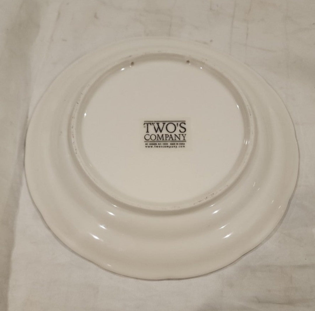 Two’s Company Brown Transferware Women & Urns Wall Hanging Plate - I Bought a Yard Sale