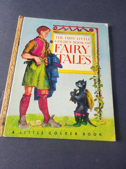 Vintage 1946 FIRST LITTLE FAIRY TALES A Little Golden Book - I Bought a Yard Sale