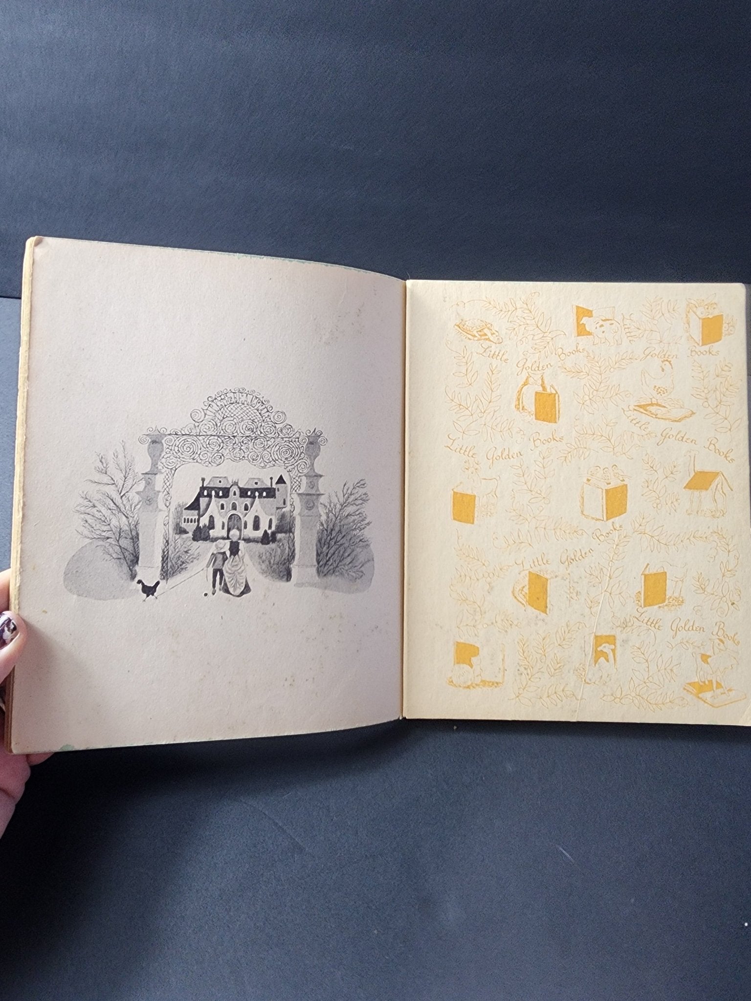 Vintage 1946 FIRST LITTLE FAIRY TALES A Little Golden Book - I Bought a Yard Sale