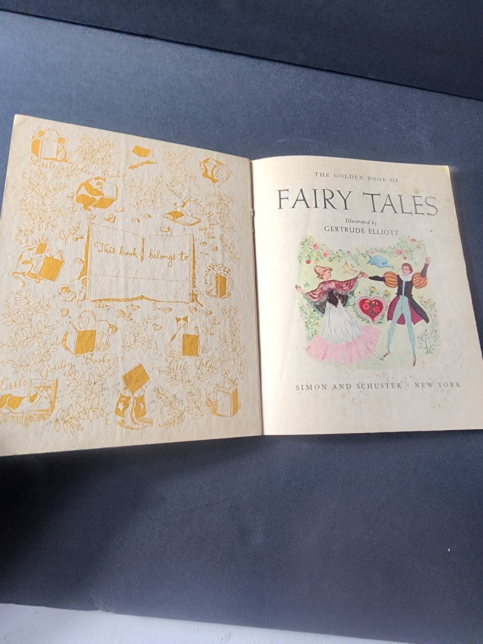 Vintage 1946 FIRST LITTLE FAIRY TALES A Little Golden Book - I Bought a Yard Sale