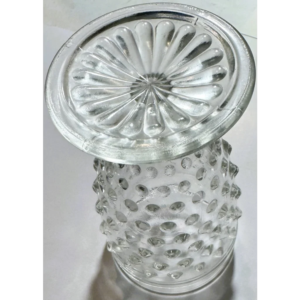 Vintage 1950s Anchor Hocking Hobnail Pieces, Shot and Juice Glass, Americana!