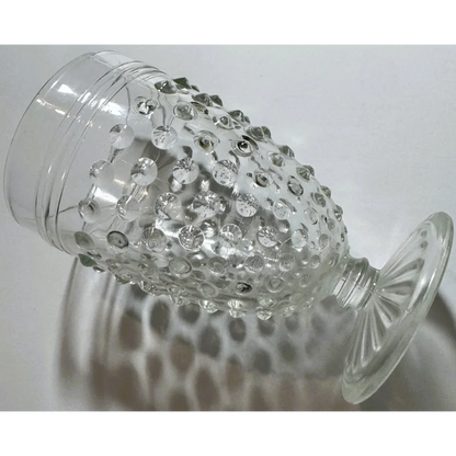 Vintage 1950s Anchor Hocking Hobnail Pieces, Shot and Juice Glass, Americana!
