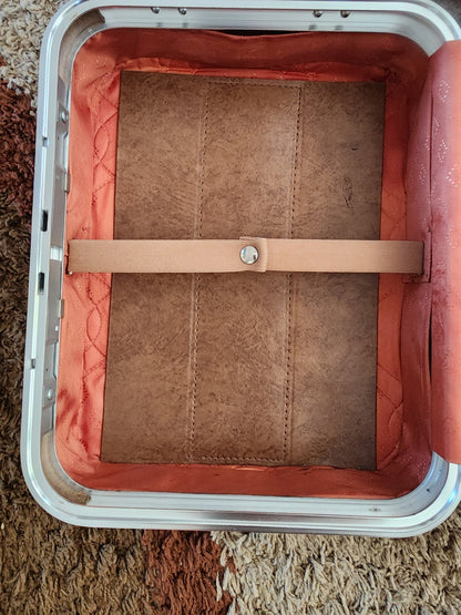 VINTAGE 1960s Portable Travel Bar Suitcase charming hard case Cocktail set - I Bought a Yard Sale