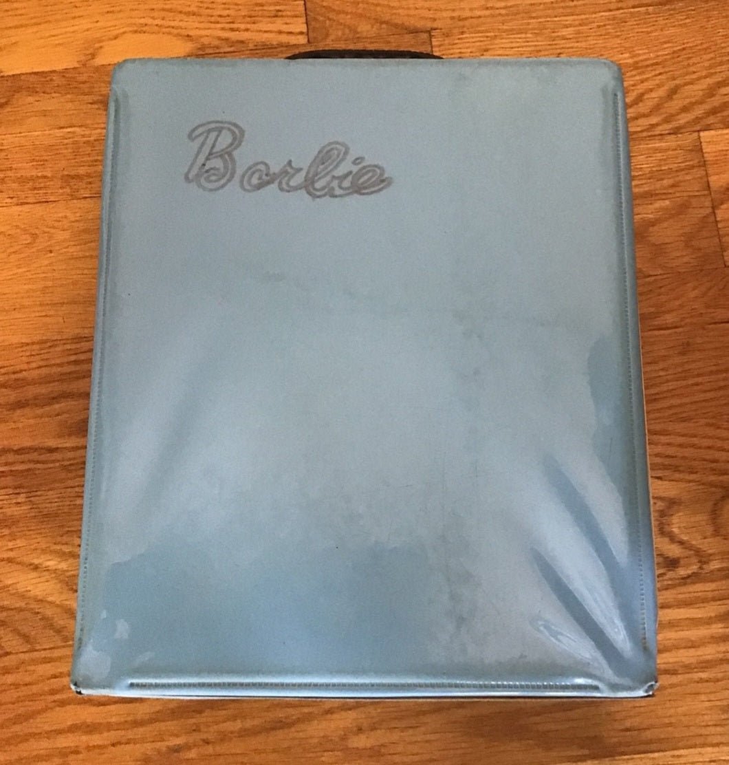 Vintage 1963 Mattel Barbie Case - Blue - I Bought a Yard Sale