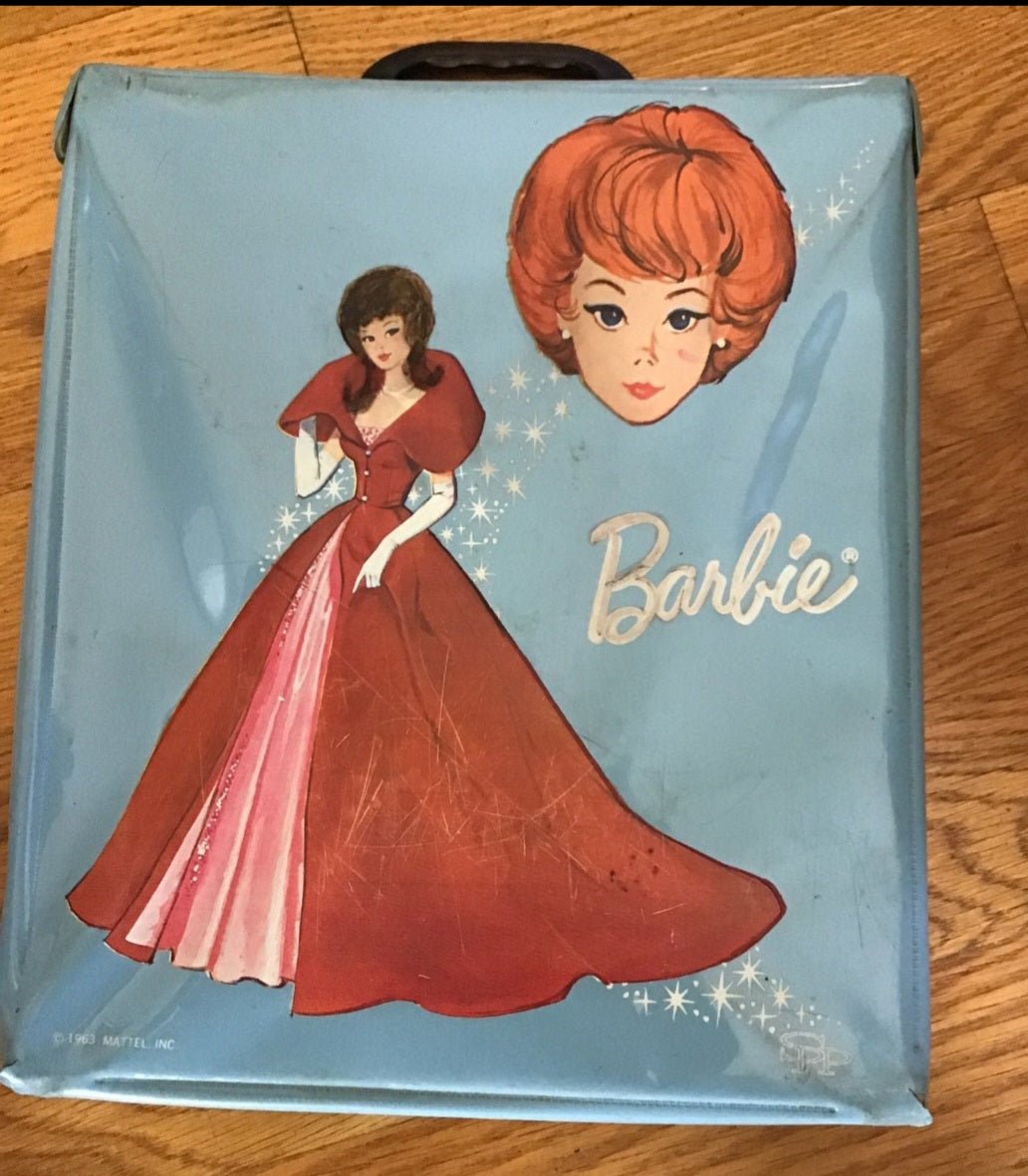 Vintage 1963 Mattel Barbie Case - Blue - I Bought a Yard Sale